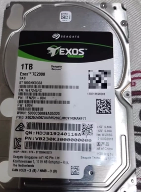 浪潮NF5180 NF5170 NF5240 NF5166 M4 M3 M5硬盘 1T 2.5 7.2K SAS