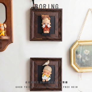泡泡玛特Zsiga允许这一切盲盒手办收纳展示架装饰小摆件挂墙相框