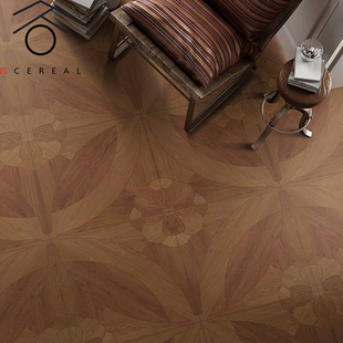 美式复古做旧大板木纹砖600x1200客餐厅卧室民宿胡桃木木纹地板砖