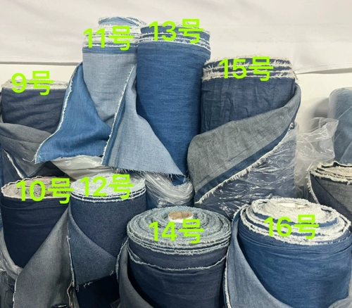 Тонкая хлопковая джинсовая мягкая комфортная дышащая рубашка для отдыха, платье, юбка, штаны, цвет, делается под заказ