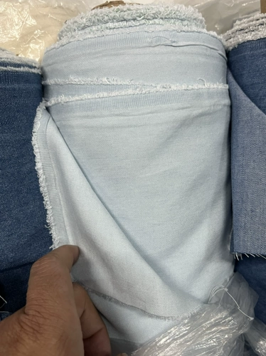 Тонкая хлопковая джинсовая мягкая комфортная дышащая рубашка для отдыха, платье, юбка, штаны, цвет, делается под заказ