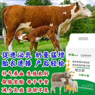 母畜保胎护胎补充营养增加泌乳量益生菌兽用牛羊提高受孕率
