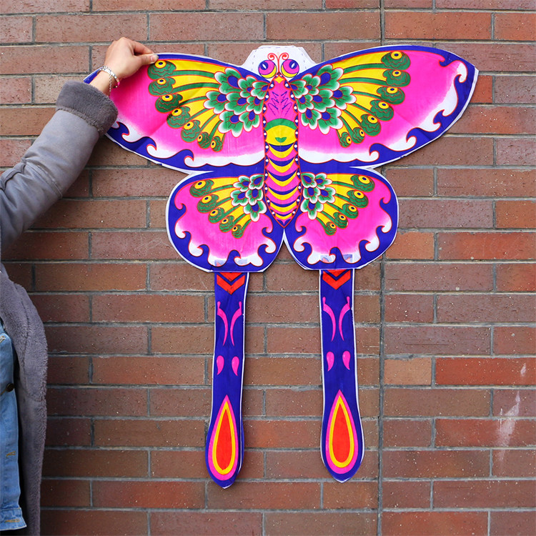 潍坊舞蹈蝴蝶道具飞得更高舞台表演竹子跳舞儿童卡通装饰风筝包邮