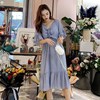 Leniency Thick legs girl student Women dress suit Big chest Sister skirt Dress Show thin Significant chest
