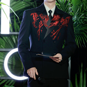 覆盖全国上门定制服务海宪森品牌男装 新中式 礼服高级定制咨询预约