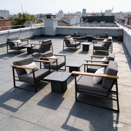 户外沙发不锈钢防水防晒沙发组合