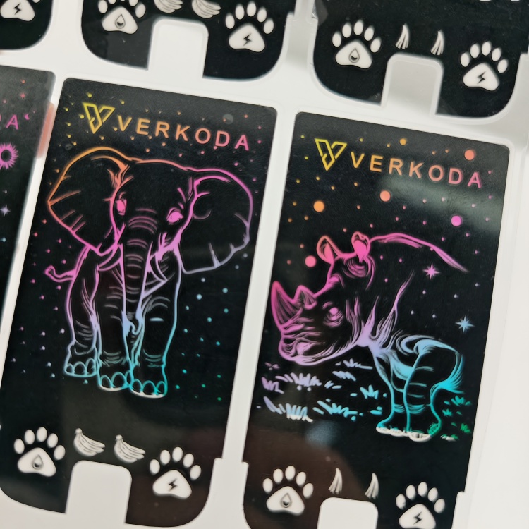 加工定制 UV数码彩印面贴  塑料壳logo图案  打印亚克pc面贴定制