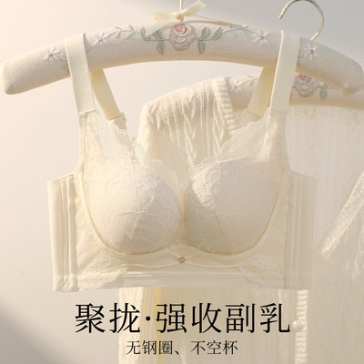 六月玫瑰 AB杯专属 院线调整型小胸聚拢内衣防下垂文胸夏新款5147