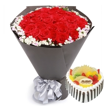 莱芜莱城区苗山镇雪野镇大王庄镇寨里镇蛋糕店鲜花店配送生日蛋糕