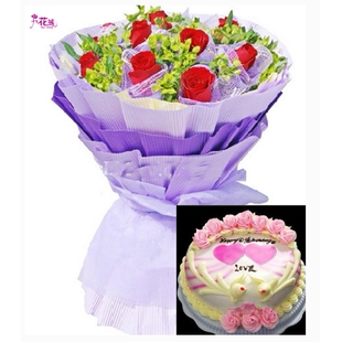 武汉市江夏区舒安庙山藏龙岛梁子湖母亲节鲜花店配送情人节玫瑰