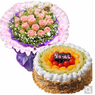 株洲县古岳峰镇淦田镇白关镇龙潭镇鲜花店母亲节速递玫瑰蛋糕花束