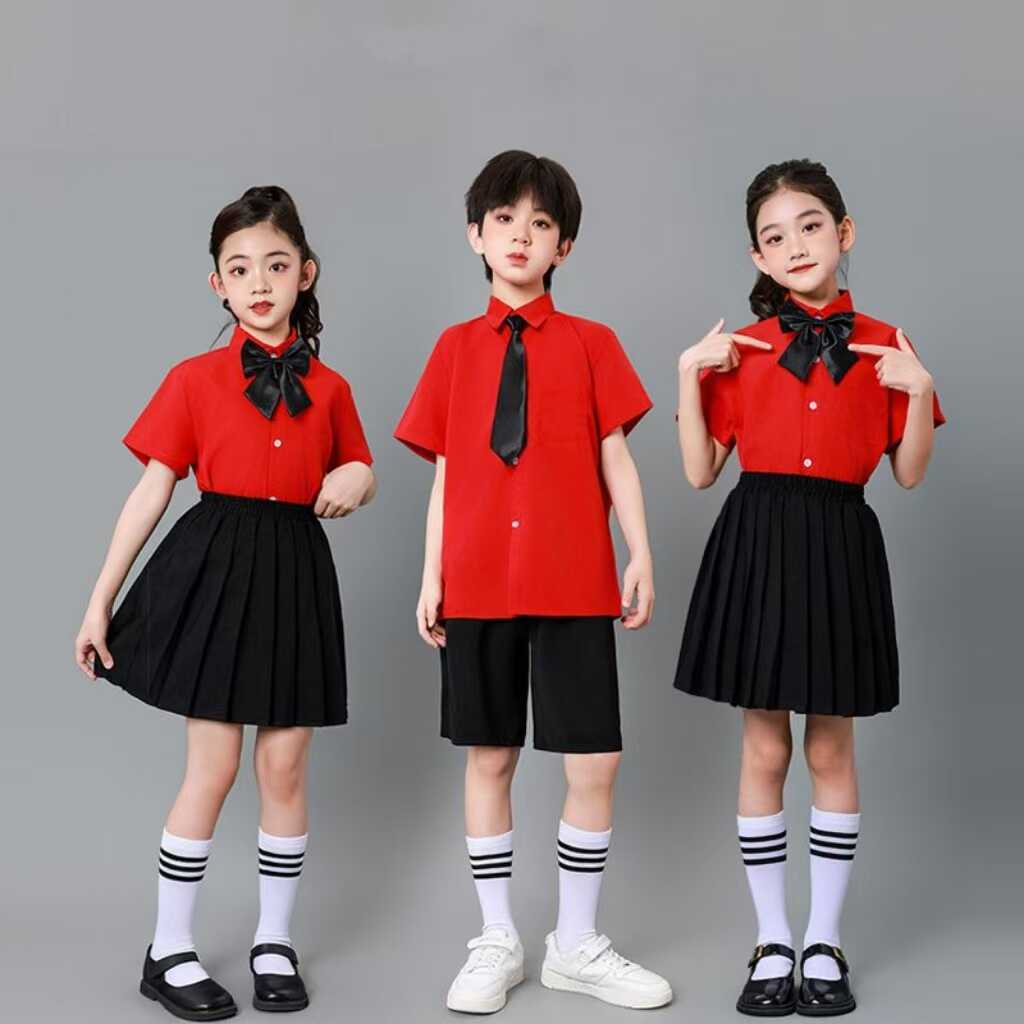 小学生毕业学院风儿童演出服套装