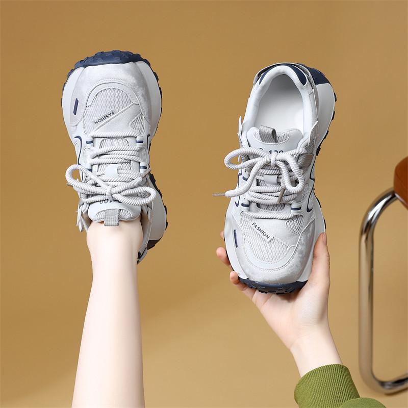 平底老爹鞋女2026春季新款系带休闲运动鞋轻便软底百搭显瘦阿甘鞋,女鞋,老爹鞋,淘宝优惠券,粉丝福利购,淘宝优惠卷