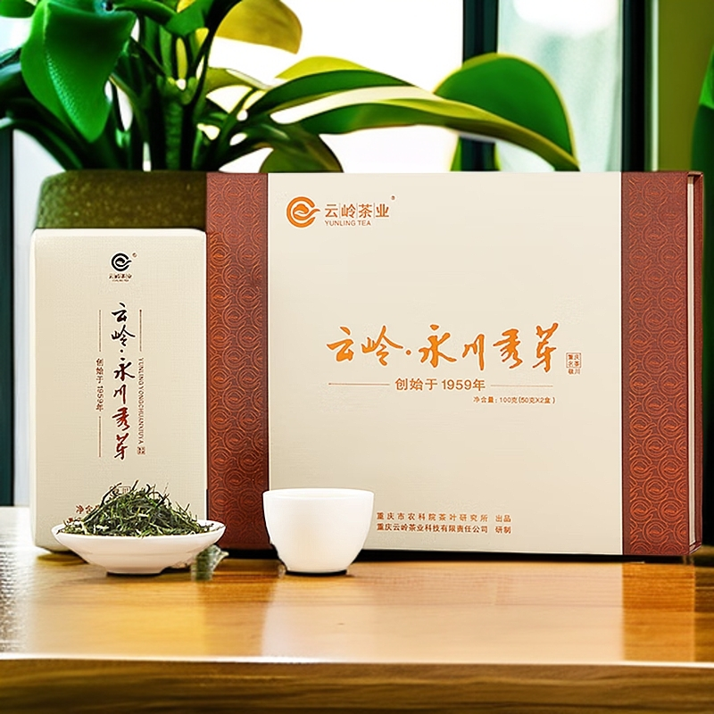 云岭高端永川秀芽极川绿茶礼盒