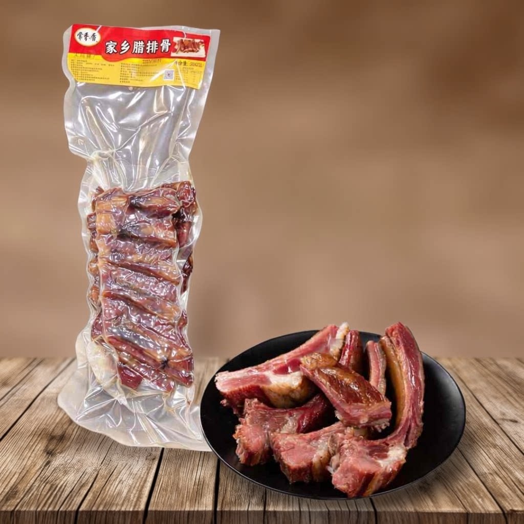重庆五香腊排骨传统烟熏川味腊肉