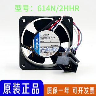 原装进口ebm 614N/2HHR 0.14A 3.5W 26V那科数控机床散热风扇6025