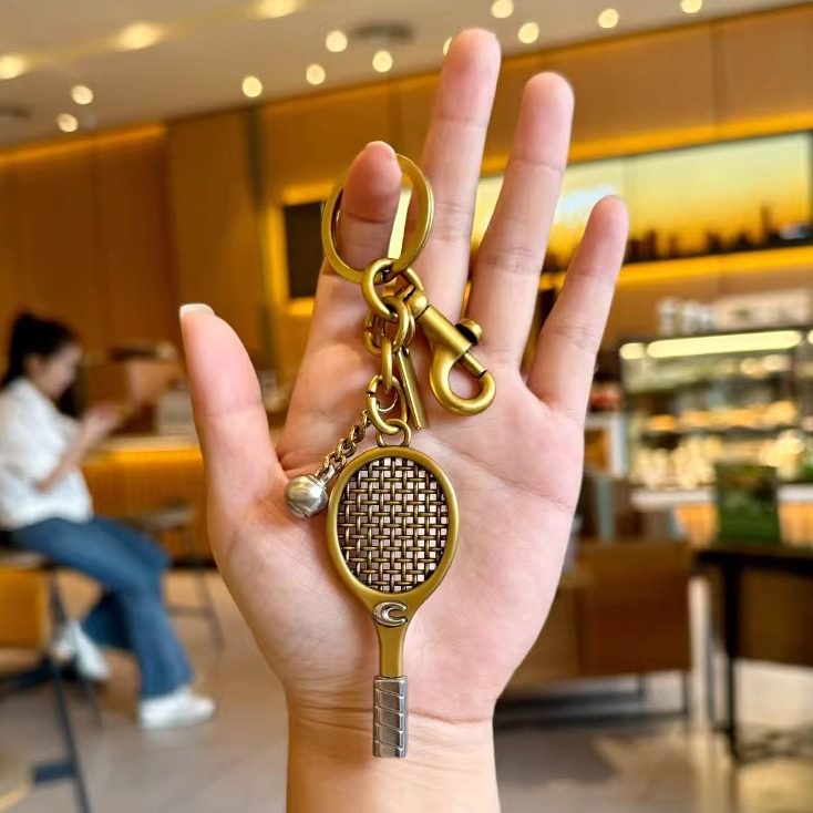 网球拍运动风C家轻奢包挂件时尚钥匙链汽车钥匙扣饰品情人节礼物,服饰配件/皮带/帽子/围巾,钥匙扣,淘宝优惠券,粉丝福利购,淘宝优惠卷