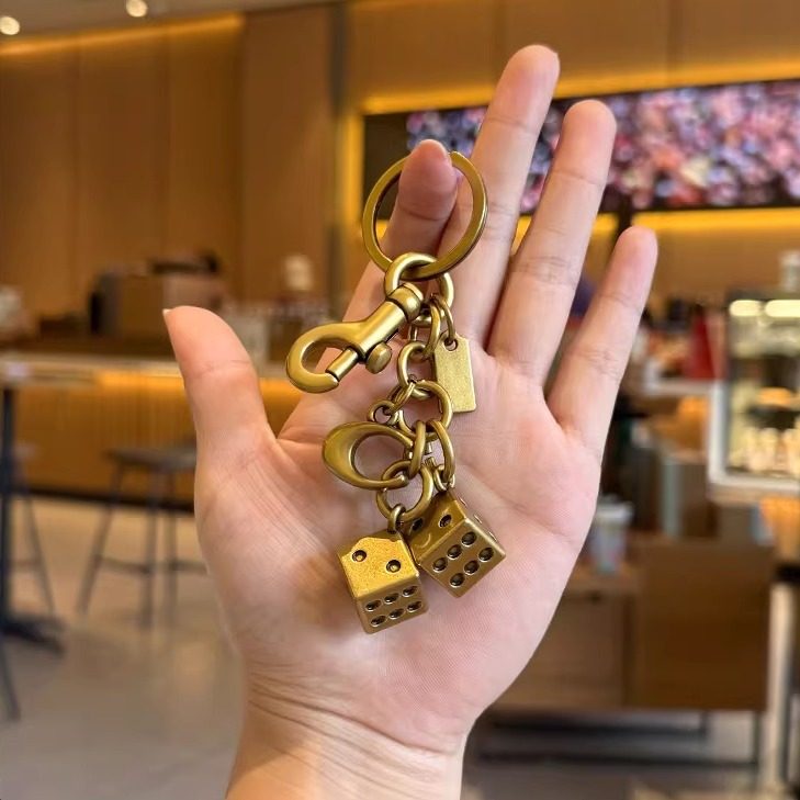 好运精美骰子C家轻奢包挂件时尚钥匙链汽车钥匙扣饰品情人节礼物,服饰配件/皮带/帽子/围巾,钥匙扣,淘宝优惠券,粉丝福利购,淘宝优惠卷
