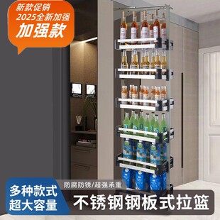 厨房一字板置物架免打孔长型隔板墙上调味调料架壁挂搁板浴室收纳