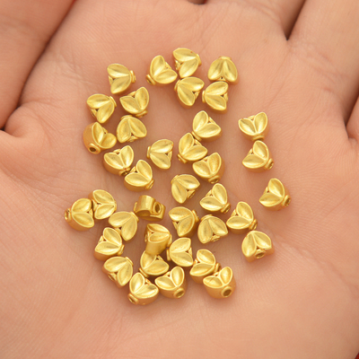 铜镀沙金超强保色隔珠