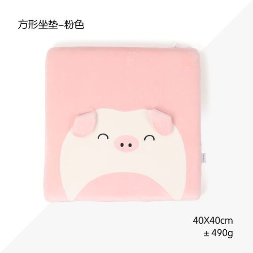 卡通刺绣汽车靠垫坐垫枕头套装 记忆棉u型枕车载旅行枕午睡趴G99