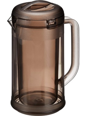 日本代购双层冰水壶冷水壶冷水杯树脂耐摔冷泡冷浸冰水杯无结露