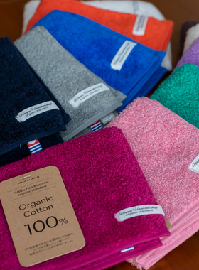 Prairiedog代购日本制HHOR柔软轻盈今治面巾小方巾25*25cm