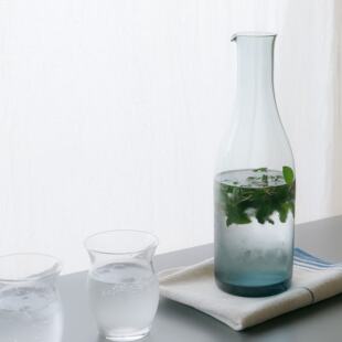 代购日本制Sghr原始质朴工业风格冷水壶水瓶子就是瓶子的玻璃花瓶