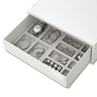 日本代购monotone抽屉收纳小东西盒 整理分隔 小物收纳浅层隔板