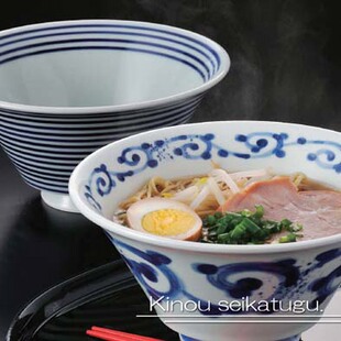 日本代购波佐见町 日本制瓷碗日式拉面碗大号饭碗职人手作手绘碗