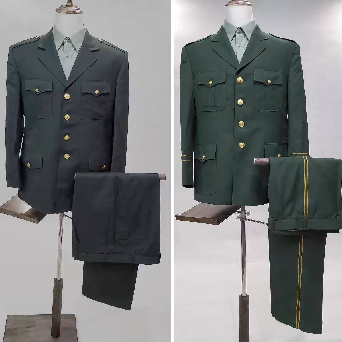 新款春秋西装领套装松枝绿正装外套冬季常服中山领口套装男,户外/登山/野营/旅行用品,作训外套/套装/野战套装,淘宝优惠券,粉丝福利购,淘宝优惠卷