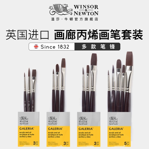 Импортный пигментированный акрил, кисть, профессиональный художественный комплект для начинающих, DIY, ручная роспись