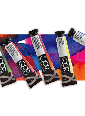 美国高登进口QOR水彩颜料艺术家级Golden Qor Artist Colors 大师级水彩 11ml单支推荐色系列