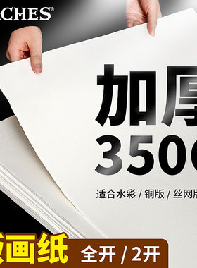 进口法国阿诗BFK版画纸RIVES丽芙250g270g280克350g纯棉无酸毛边色粉画纸版画纸