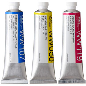 进口日本HOLBEIN荷尔拜因60ml大容量专家级透明水彩颜料ABCDE级60ML管装水性颜料WW116薰衣草