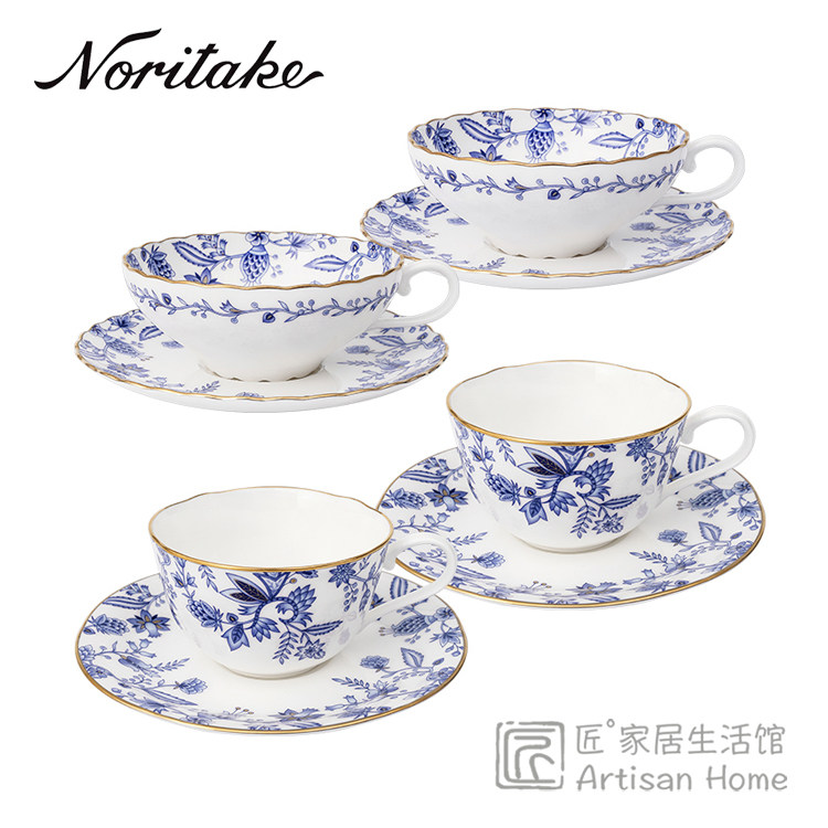 Noritake则武伊甸园咖啡杯茶杯碟图片
