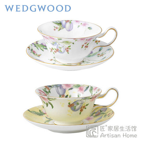 WEDGWOOD甜梅骨瓷红茶杯碟组
