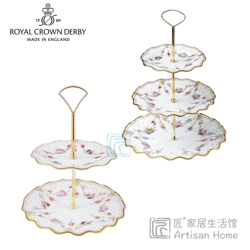 英国derby德贝安东尼两层点心架