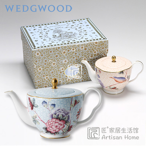 WEDGWOOD威基伍德杜鹃骨瓷茶壶