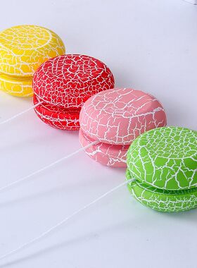 木制裂纹溜溜球小学生回旋手指悠悠球益智回忆儿时乐趣怀旧玩QW21