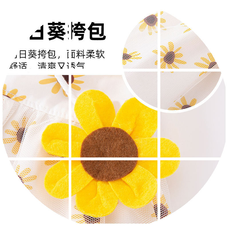 春夏季小狗狗立体太阳花挎包连衣裙猫咪狗狗中小型犬宠物夏天裙子