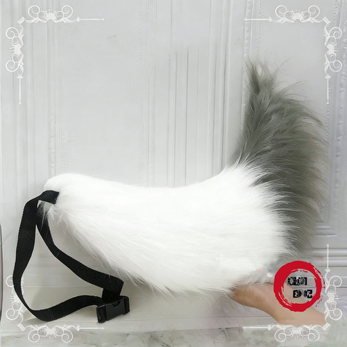 毛绒兽耳狐狸尾巴COSPLAY道具