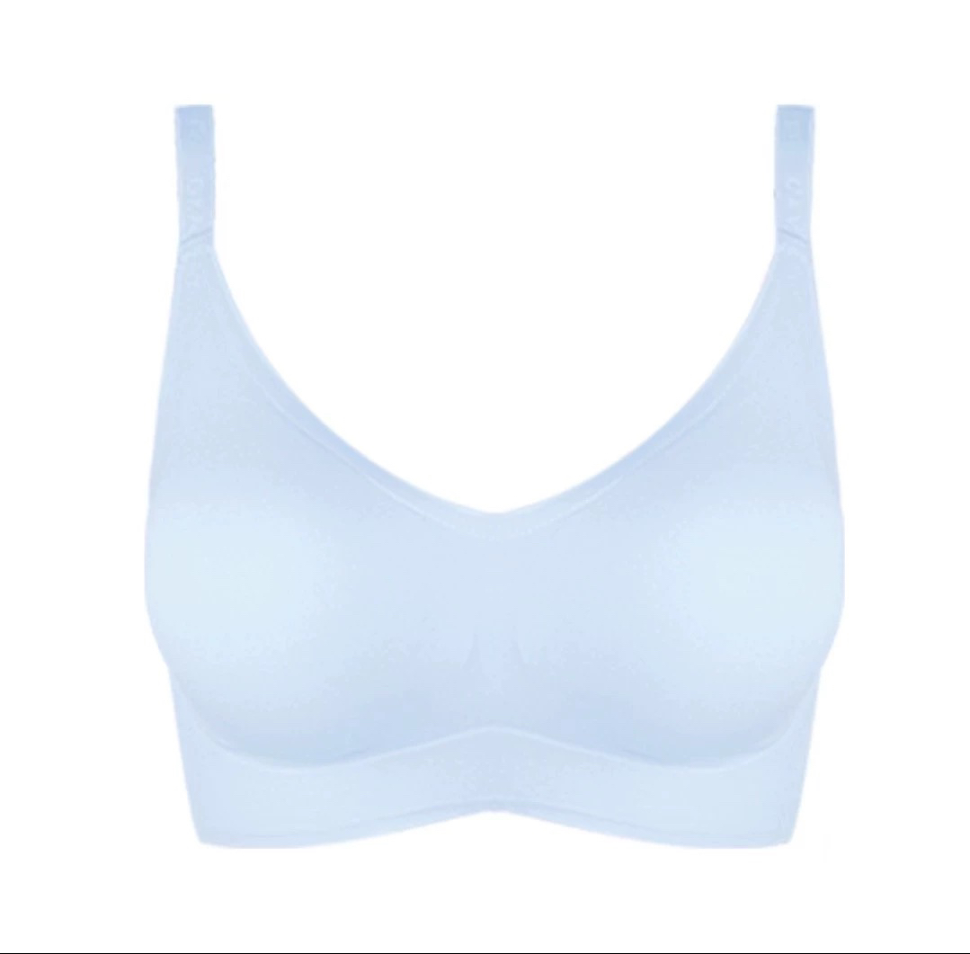 歌瑞森新款氢气2.0光面无痕空气女文胸无钢圈聚拢防下垂乳胶内衣