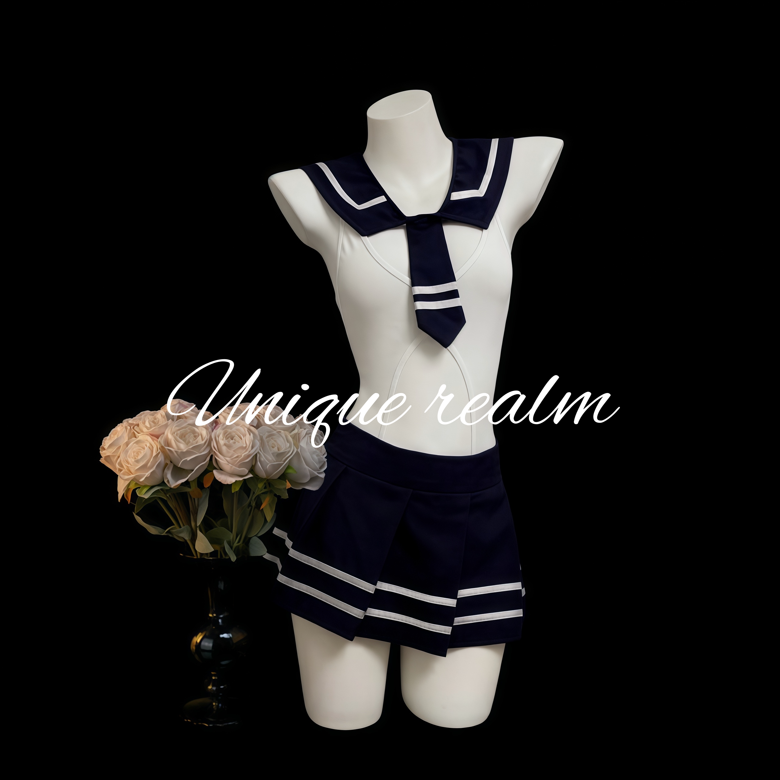 谧境「心动早八」性感睡裙jk制服cos学院水手服纯欲可爱女仆qqny