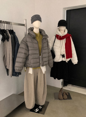 KANO卡农-新连帽韩系拉链设计感加厚保暖棉服外套(不含下装)88795