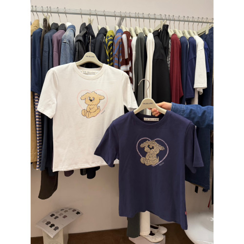 Bellatag-冬上新韩式简约百搭t短袖T恤T667