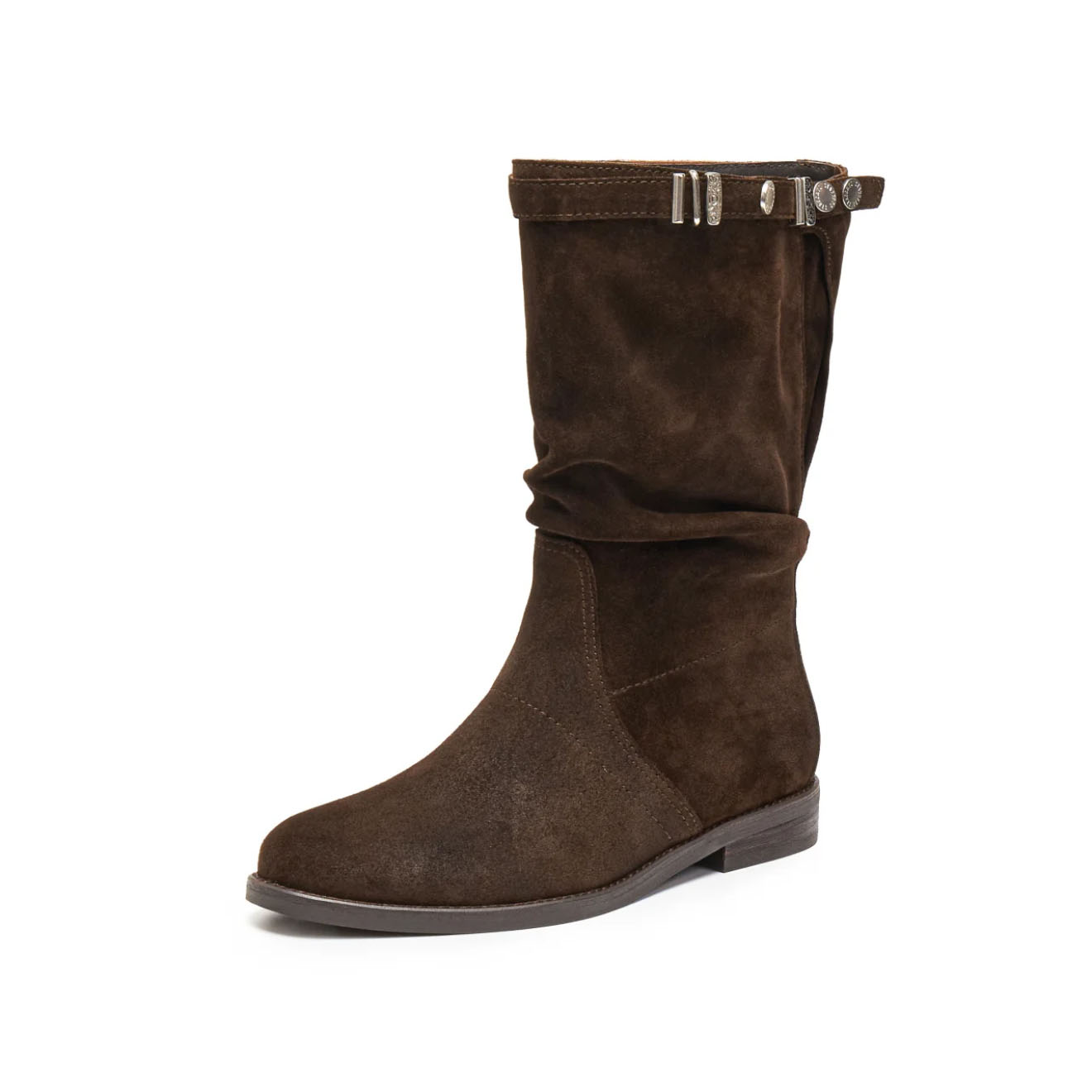 复古西部牛仔靴女2025秋冬氛围