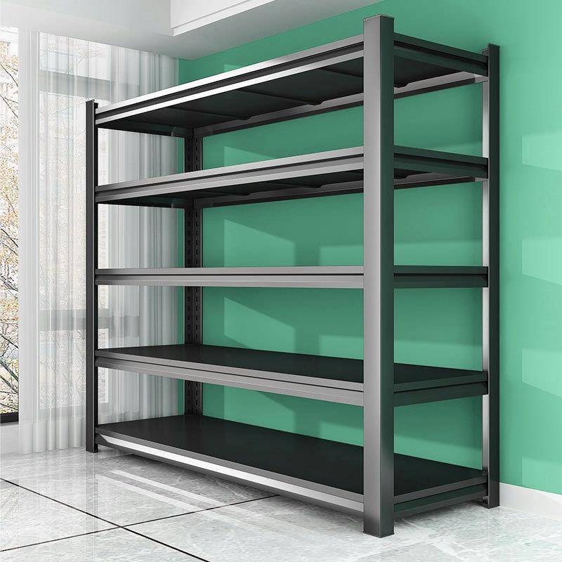 家用置物架多层收纳架仓储货架加厚钢制阳台收纳分层架落地展示架