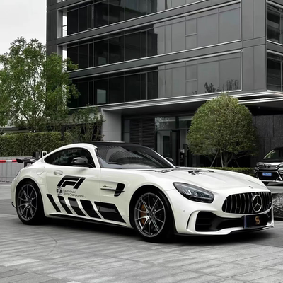 奔驰GTR F1赛车安全车个性改装拉花 AMG GT C63汽车机盖装饰彩贴