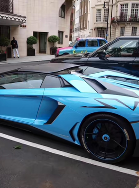 兰博基尼aventador大牛IP750专用SV极速闪电标志汽车贴纸拉花彩条